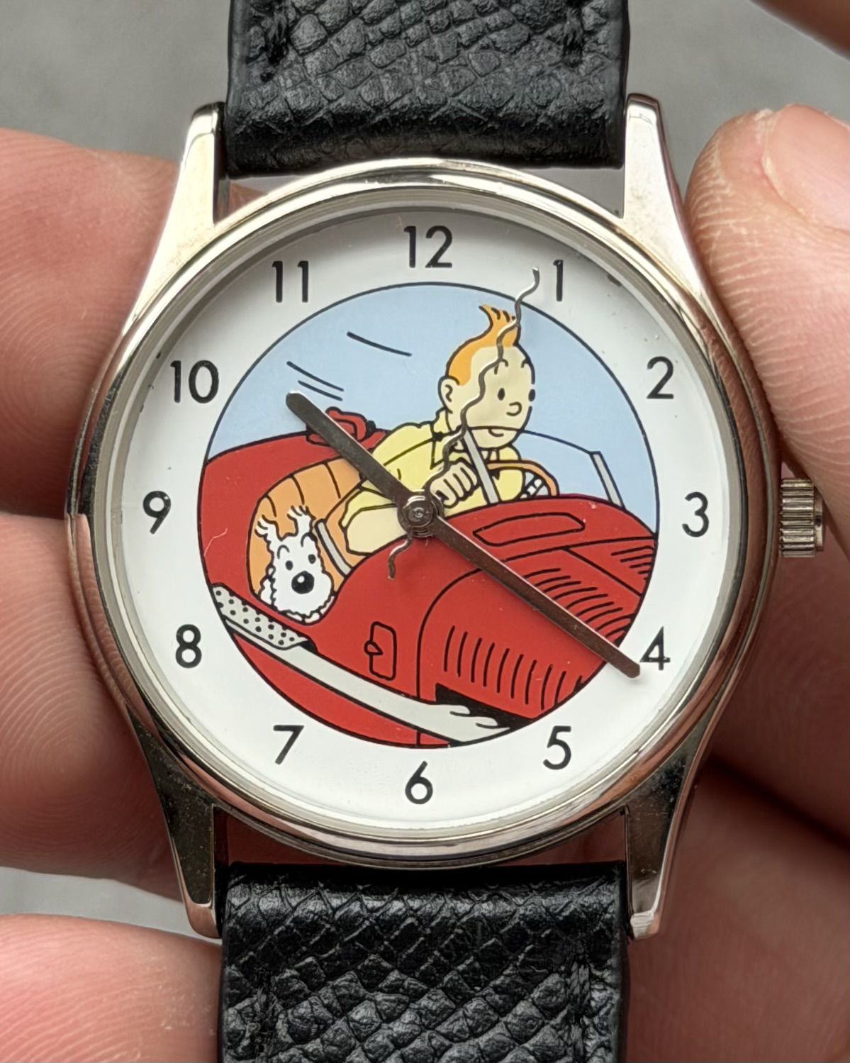 TINTIN LES AVENTURES DE TINTIN VINTAGE QUARTZ WATCH