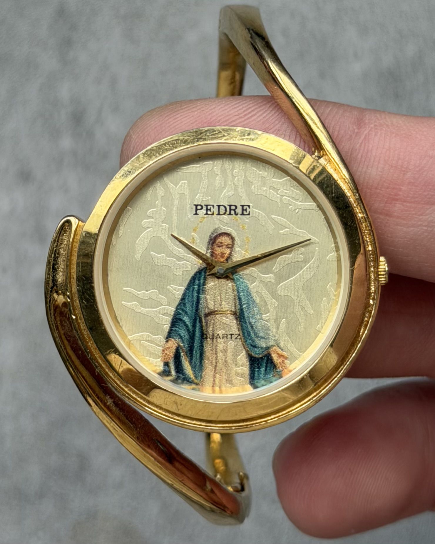 PEDRE VIRGIN MARY BANGLE WATCH