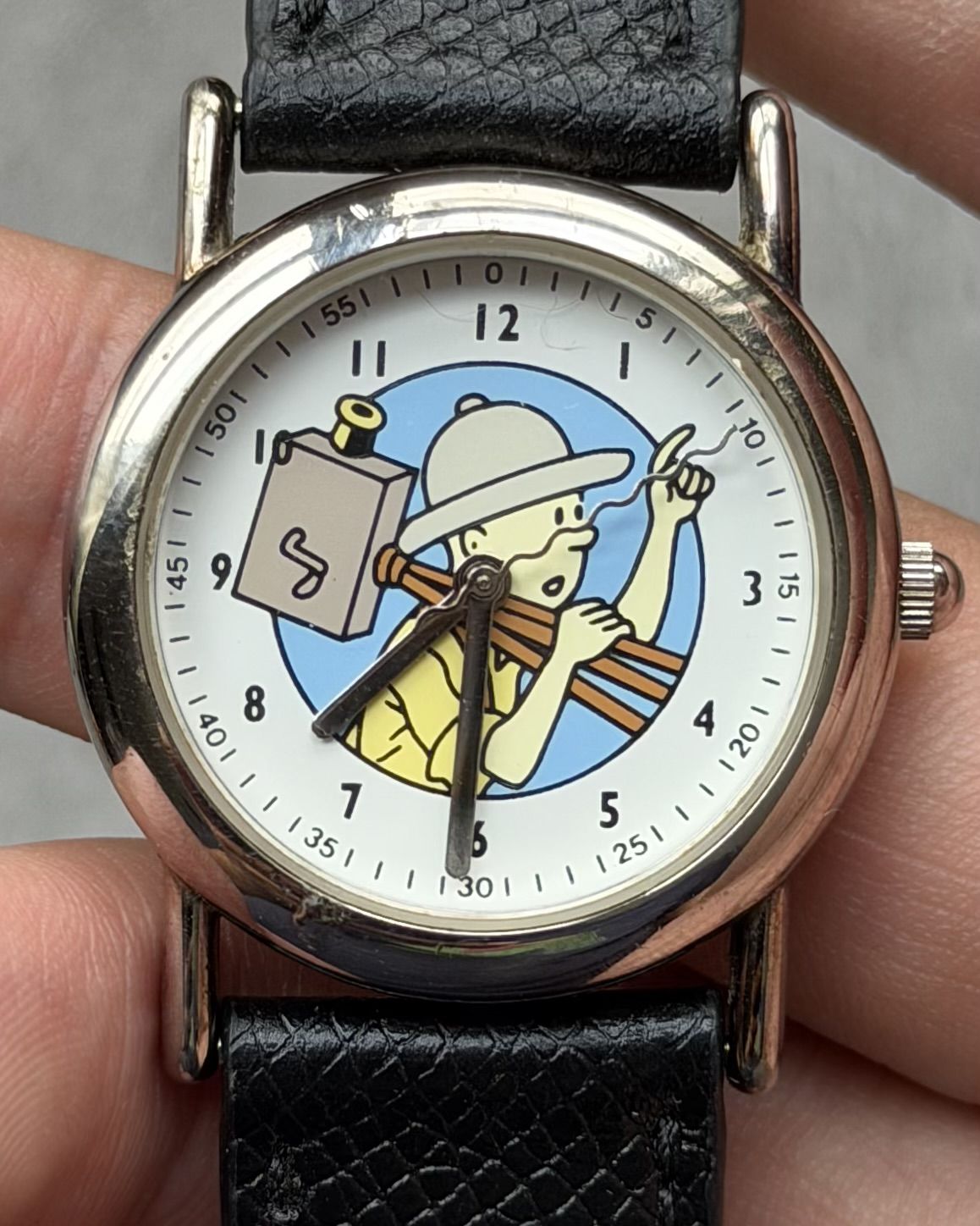 TINTIN EXOLORER VINTAGE QUARTZ WATCH 