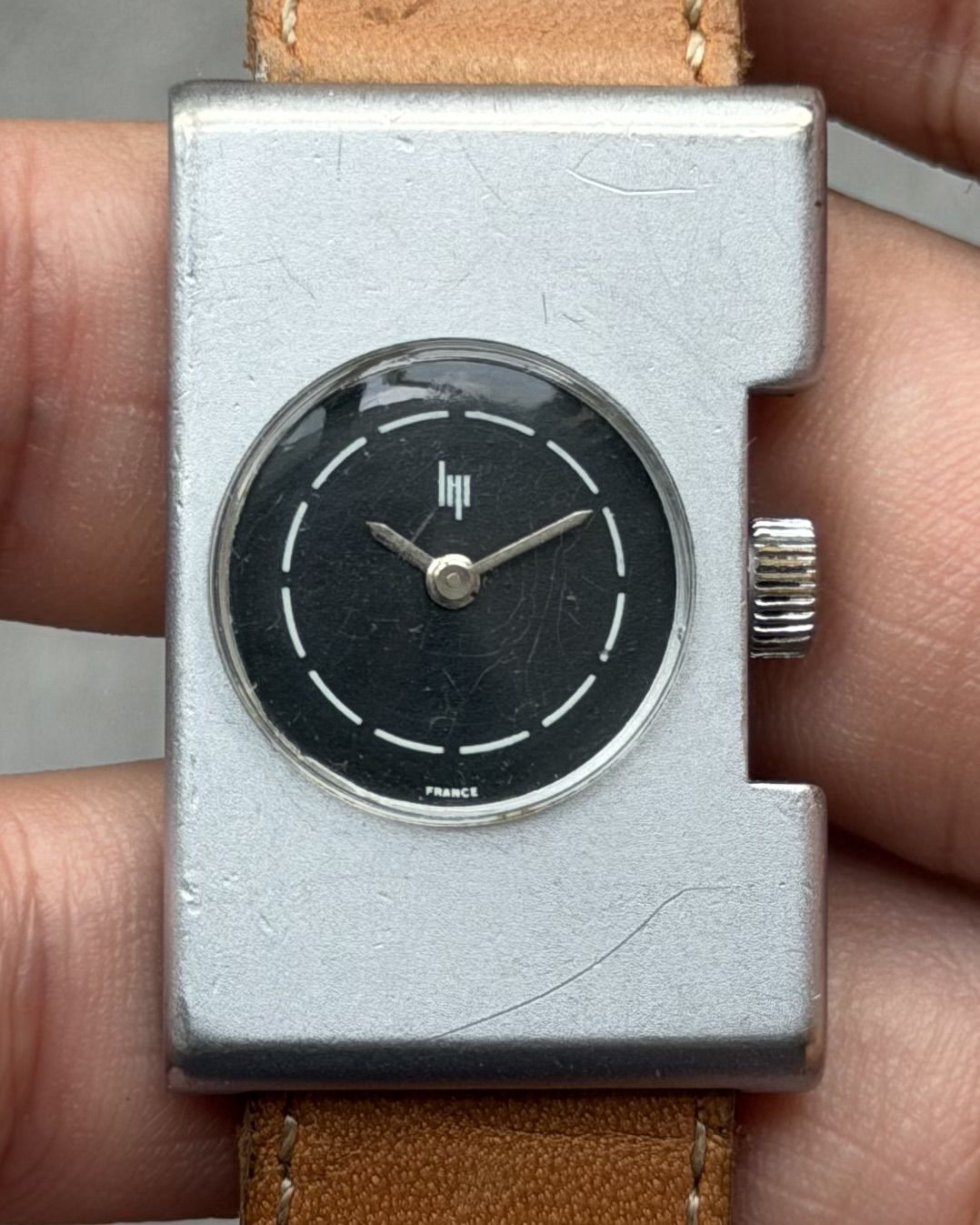 LIP AVANT-GARDE RECTANGLE MANUAL WINDING VINTAGE WATCH