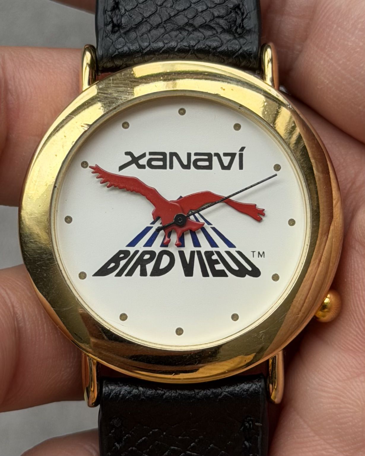 XANAVI BIRD VIEW VINTAGE QUARTZ WATCH 