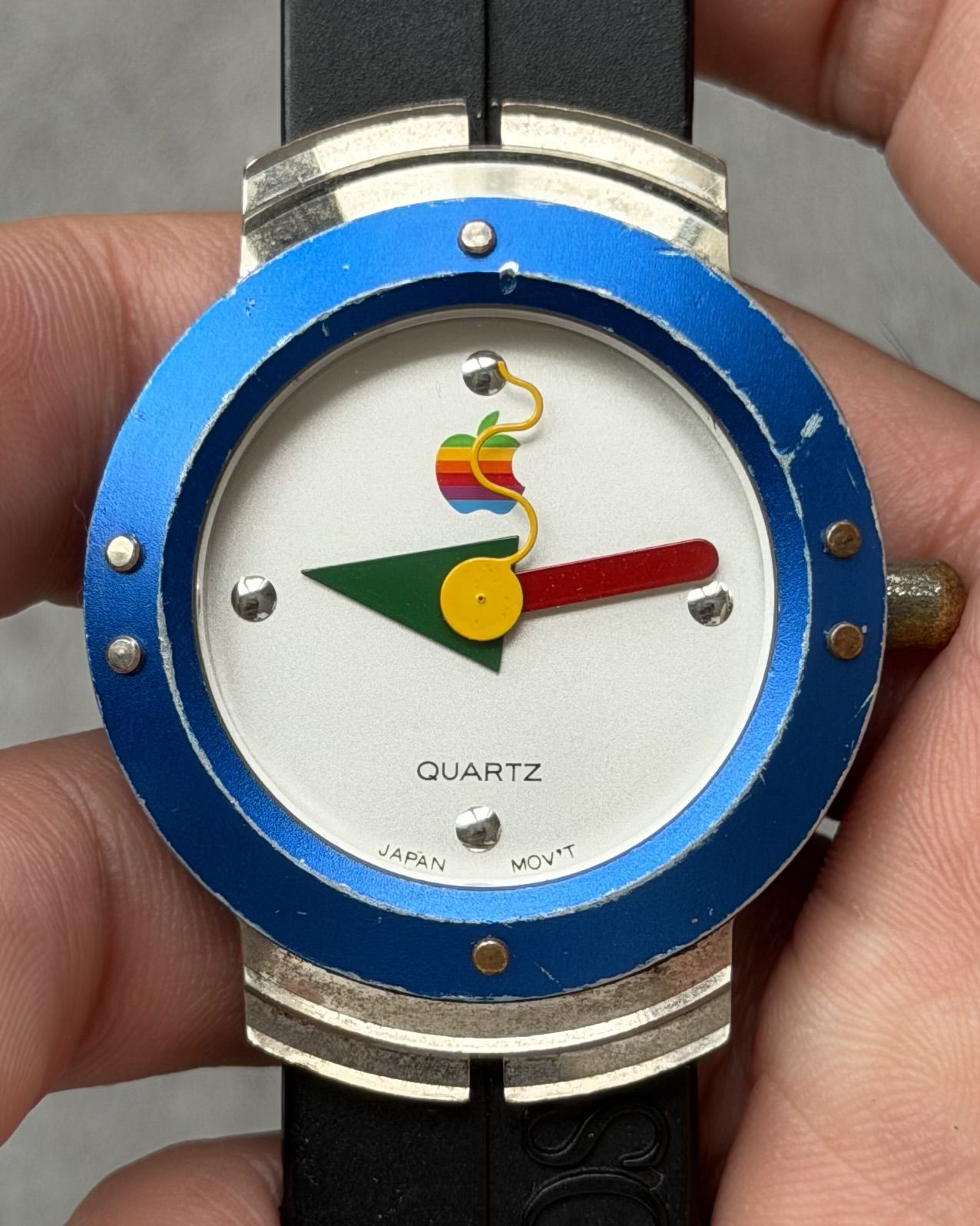 1995 FIRST APPLE BAUHAUS VINTAGE QUARTZ WATCH 