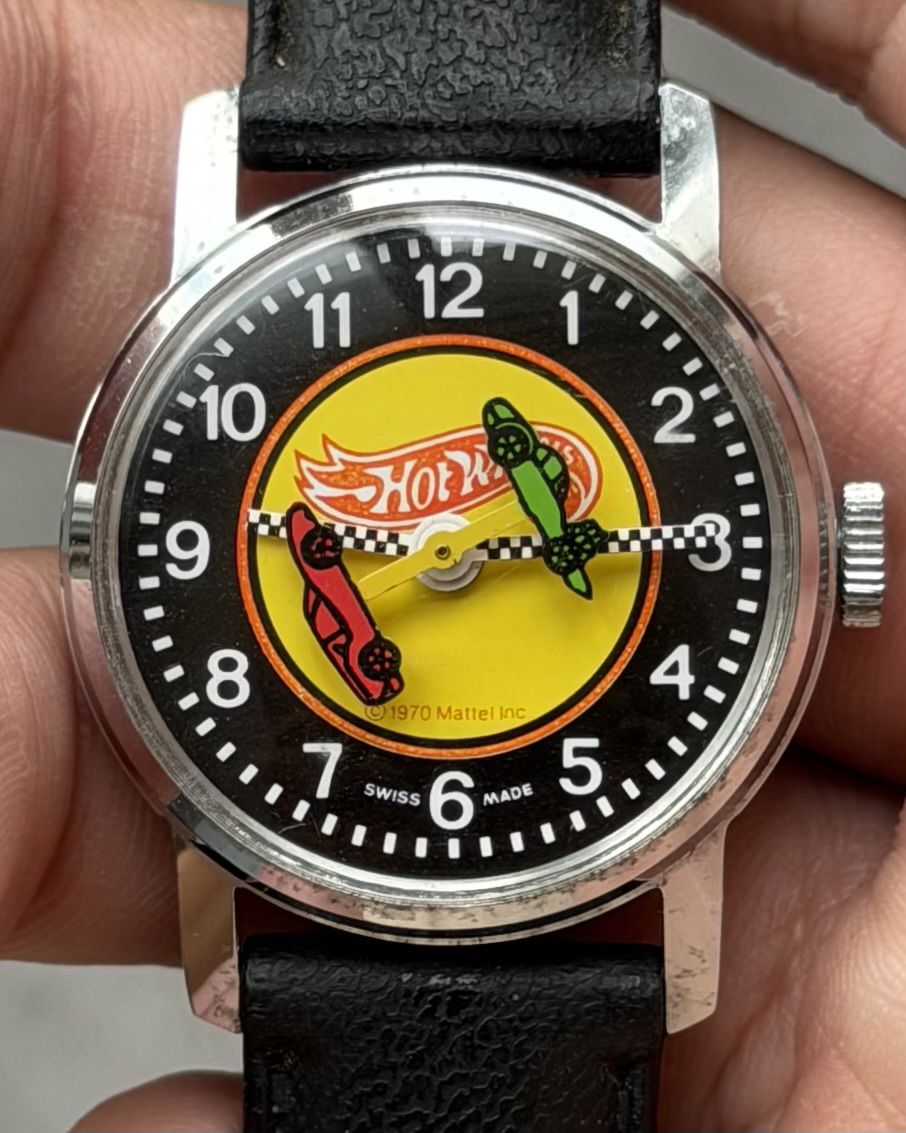 1970 HOT WHEELS RACING VINTAGE MANUAL WINDING WATCH