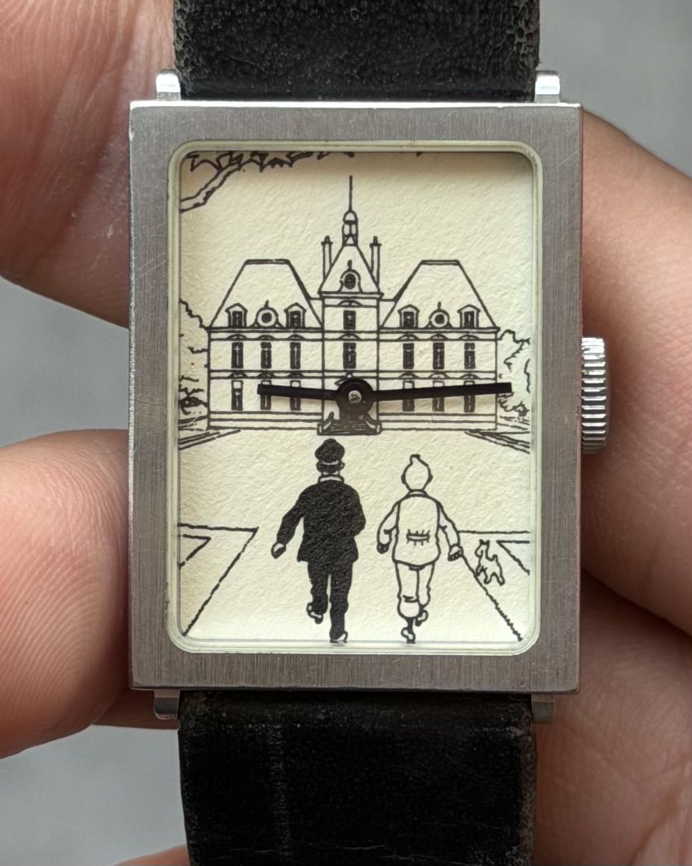 TINTIN & CAPTAIN HADDOCK ESTATE VINTAGE QUARTZ WATCH