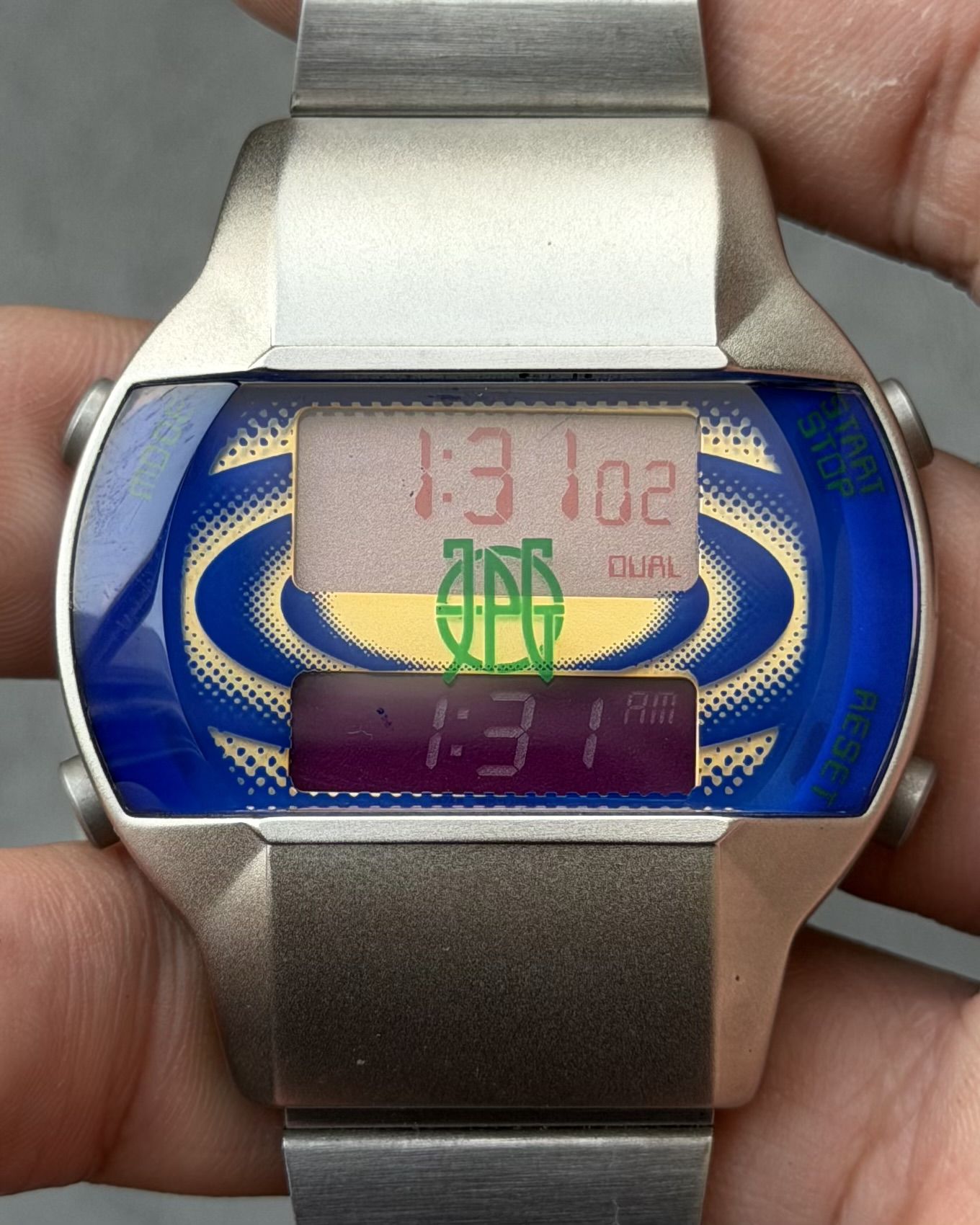 JEAN PAUL GAULTIER THE FIFTH ELEMENT DUAL TIME VINTAGE WATCH