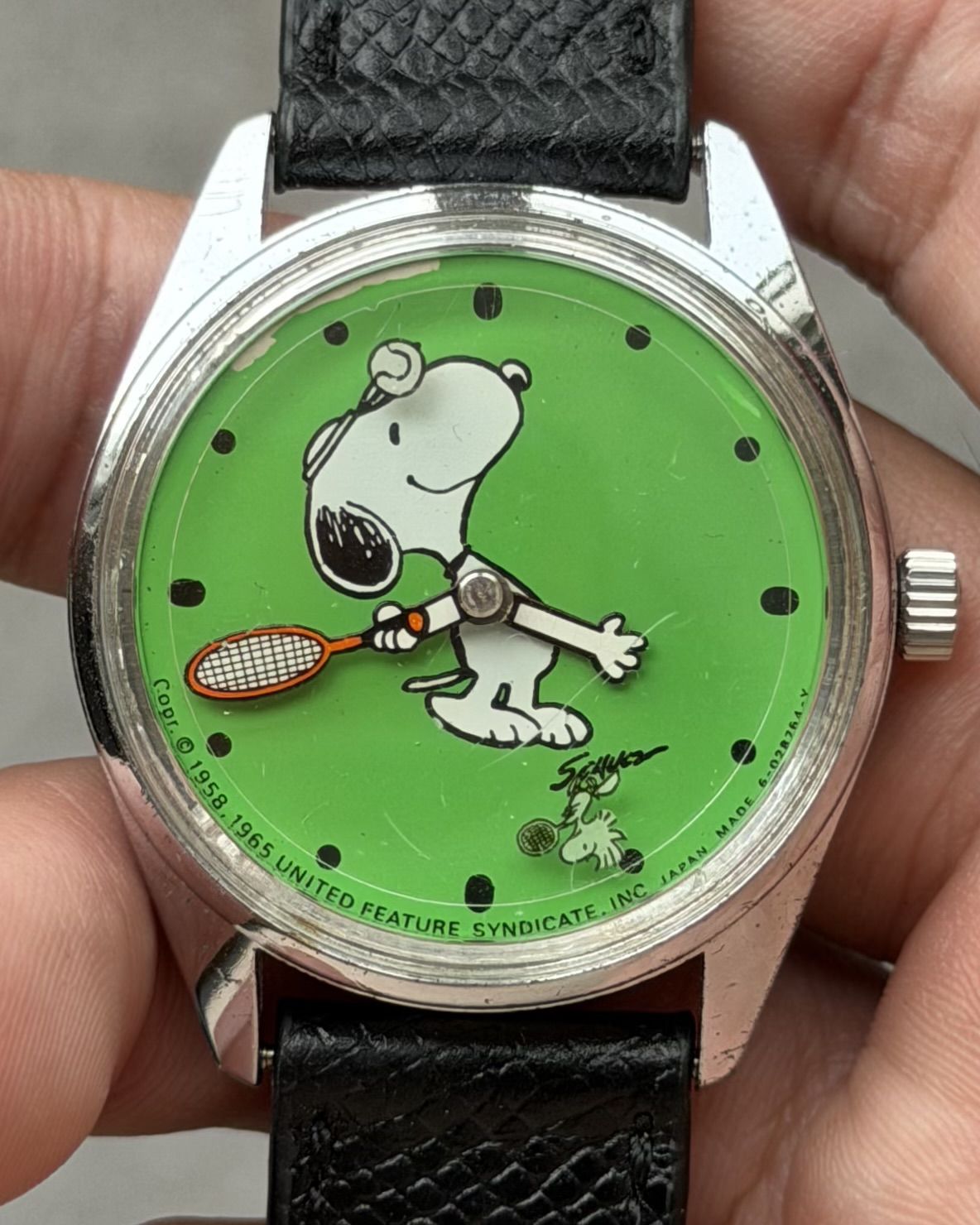CITIZEN x SNOOPY TENNIS MANUAL WINDING WATCH