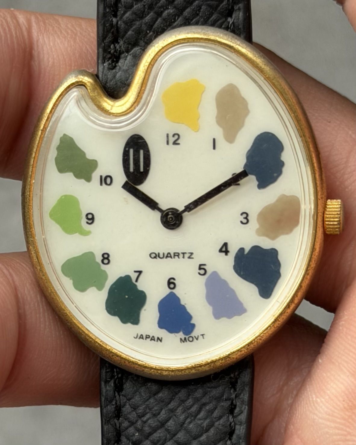 PAINTERs COLOR PALETTE VINTAGE QUARTZ WATCH 