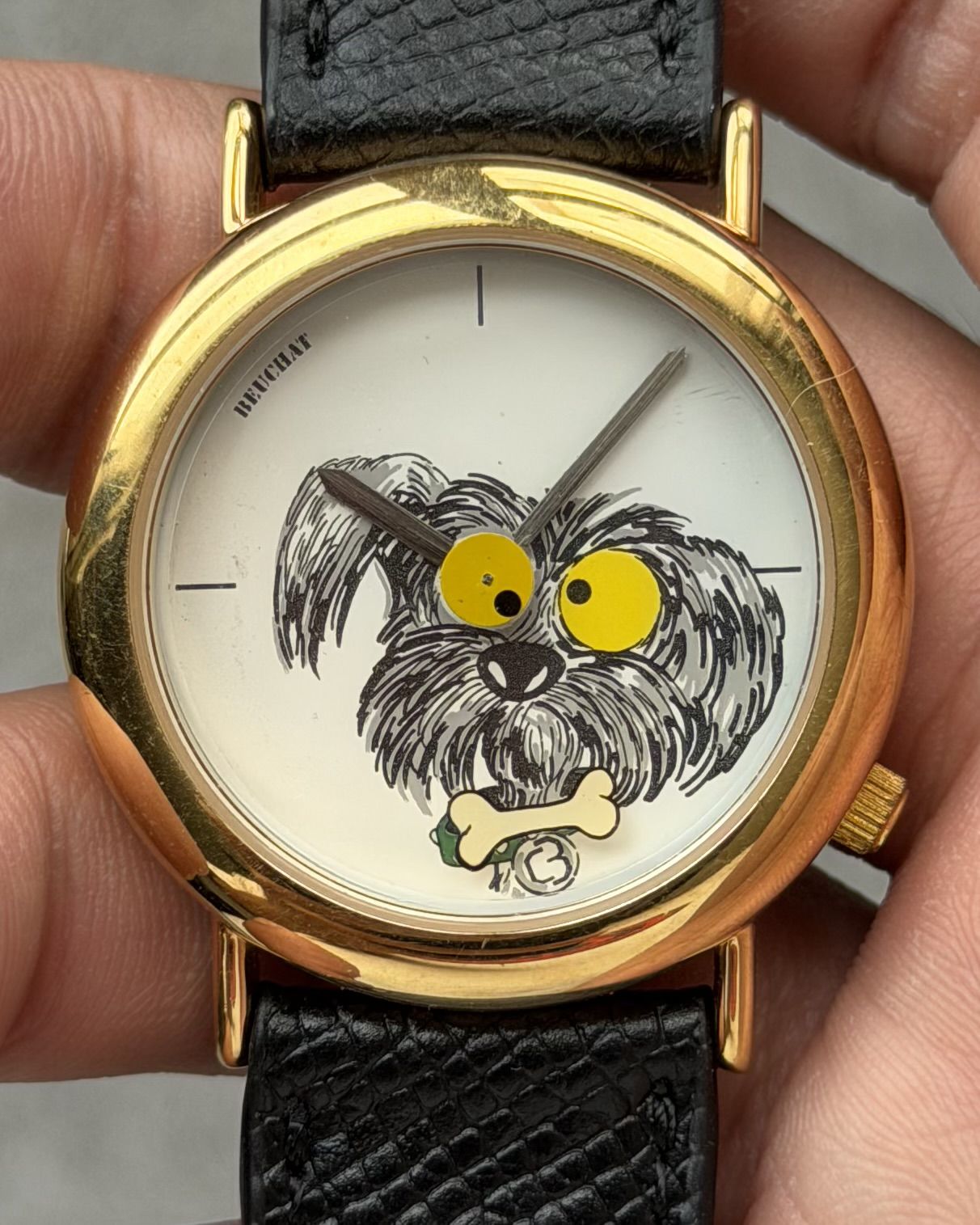 BEUCHAT CRAZY DOG VINTAGE QUARTZ WATCH