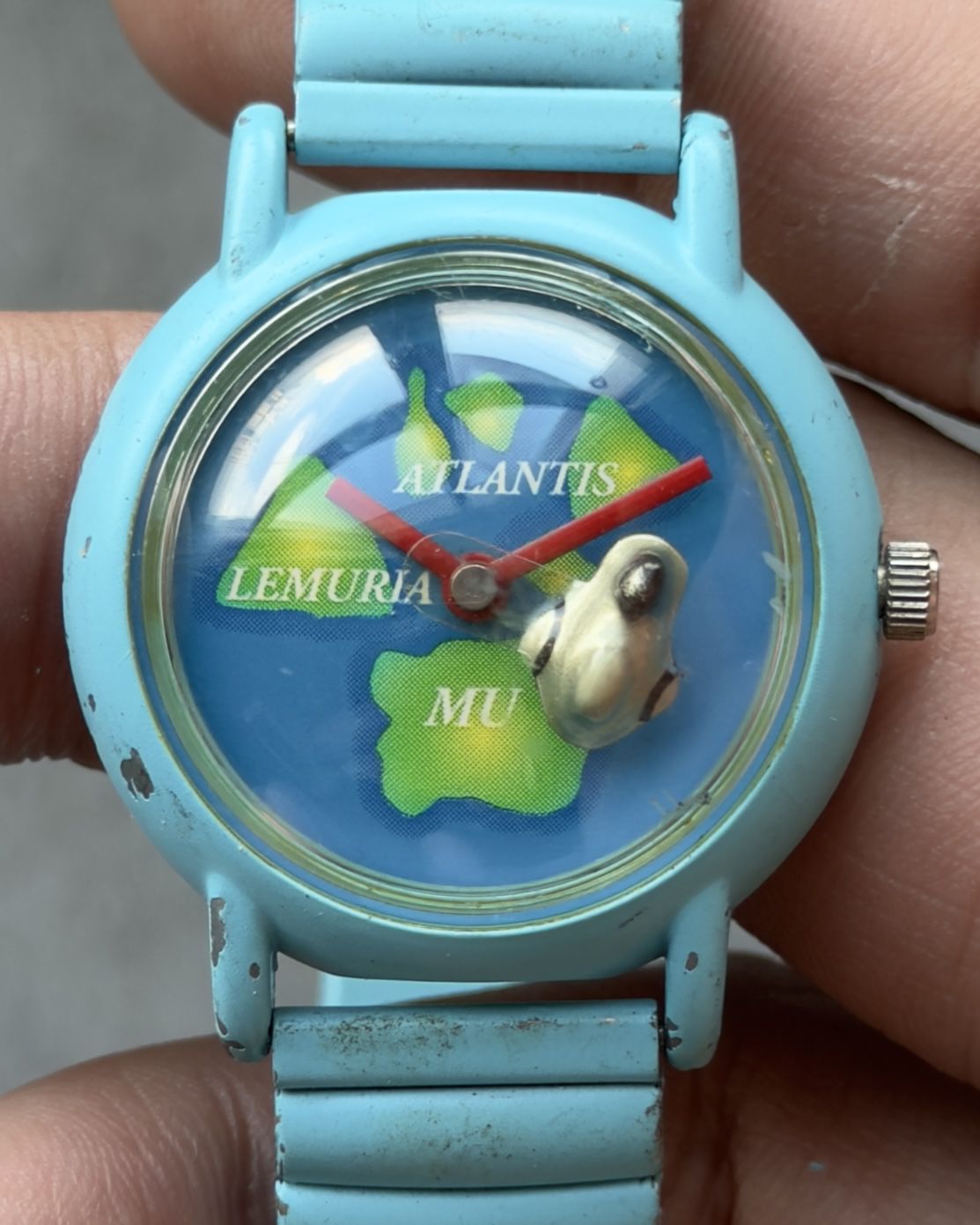ATLANTIS 3D AIRPLANE VINTAGE QUARTZ WATCH