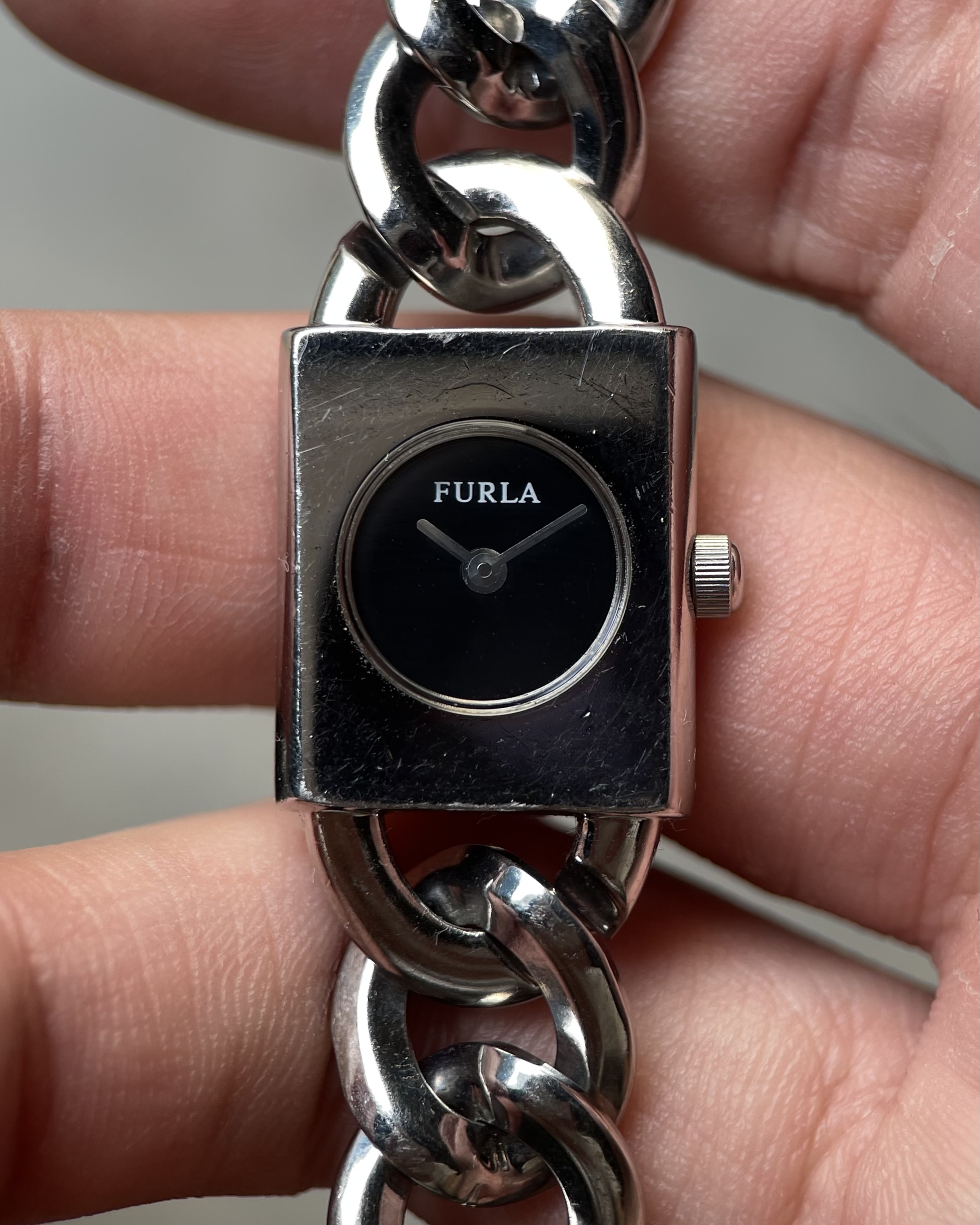 FURLA CUBAN CHAIN BRACELET QUARTZ WATCH | Artizen Store