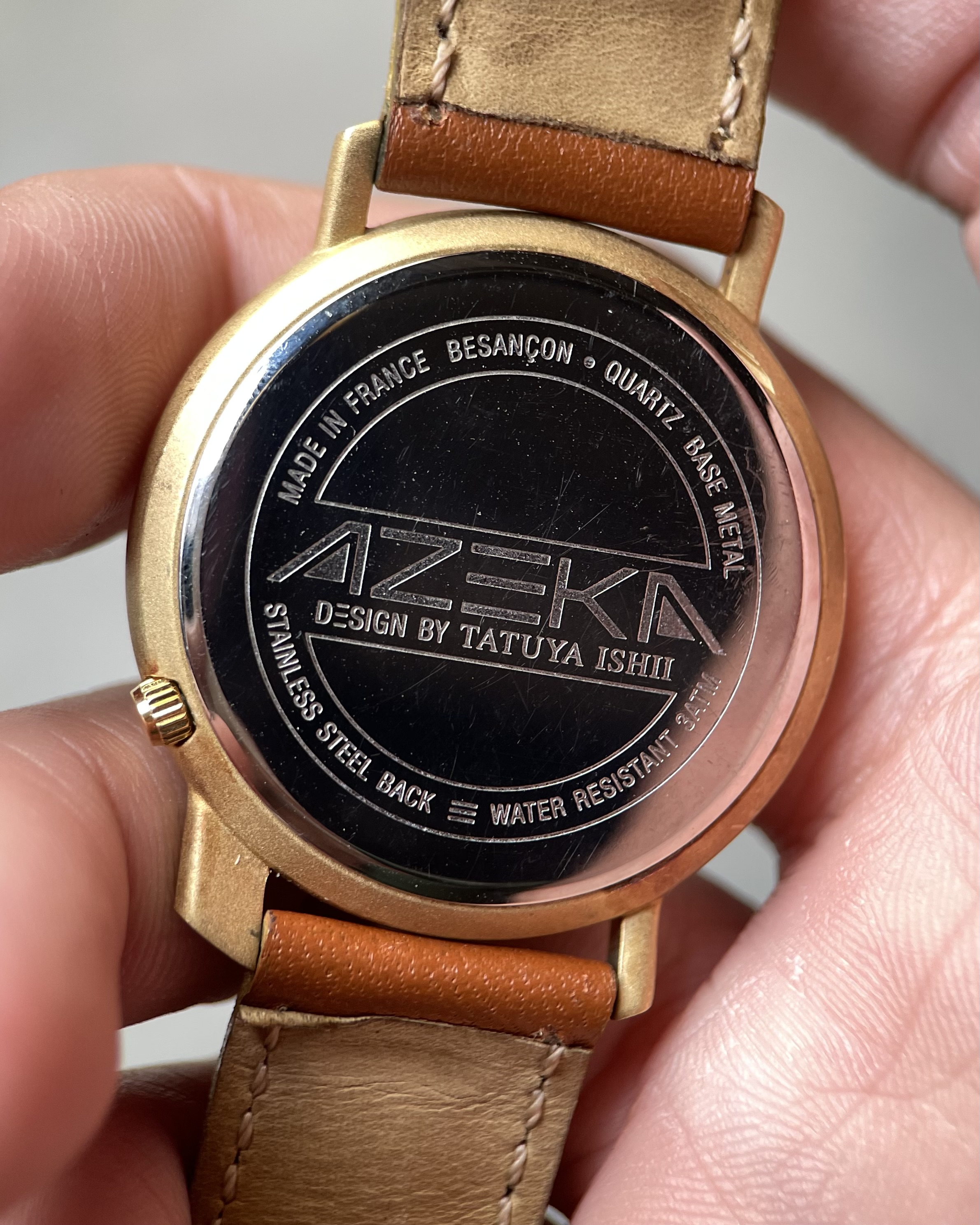 AZEKA TATUYA ISHII SUNDIAL ALBUM VINTAGE WATCH | Artizen Store