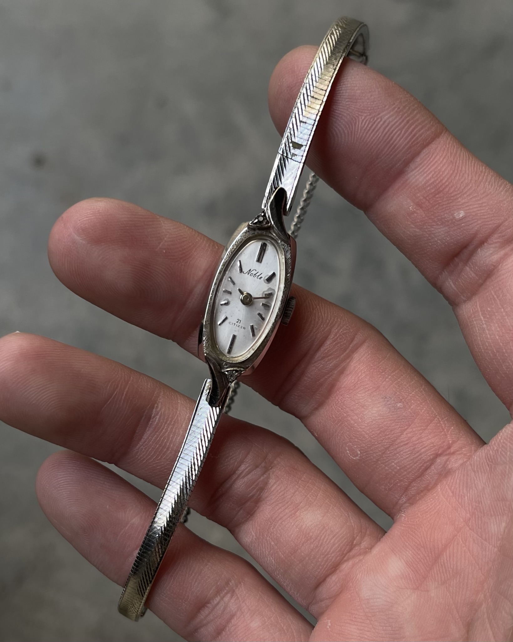 CITIZEN ノーブル　noble 21ジュエル K14WG CITIZEN ノーブル noble 21ジュエル K14WG - メルカリ