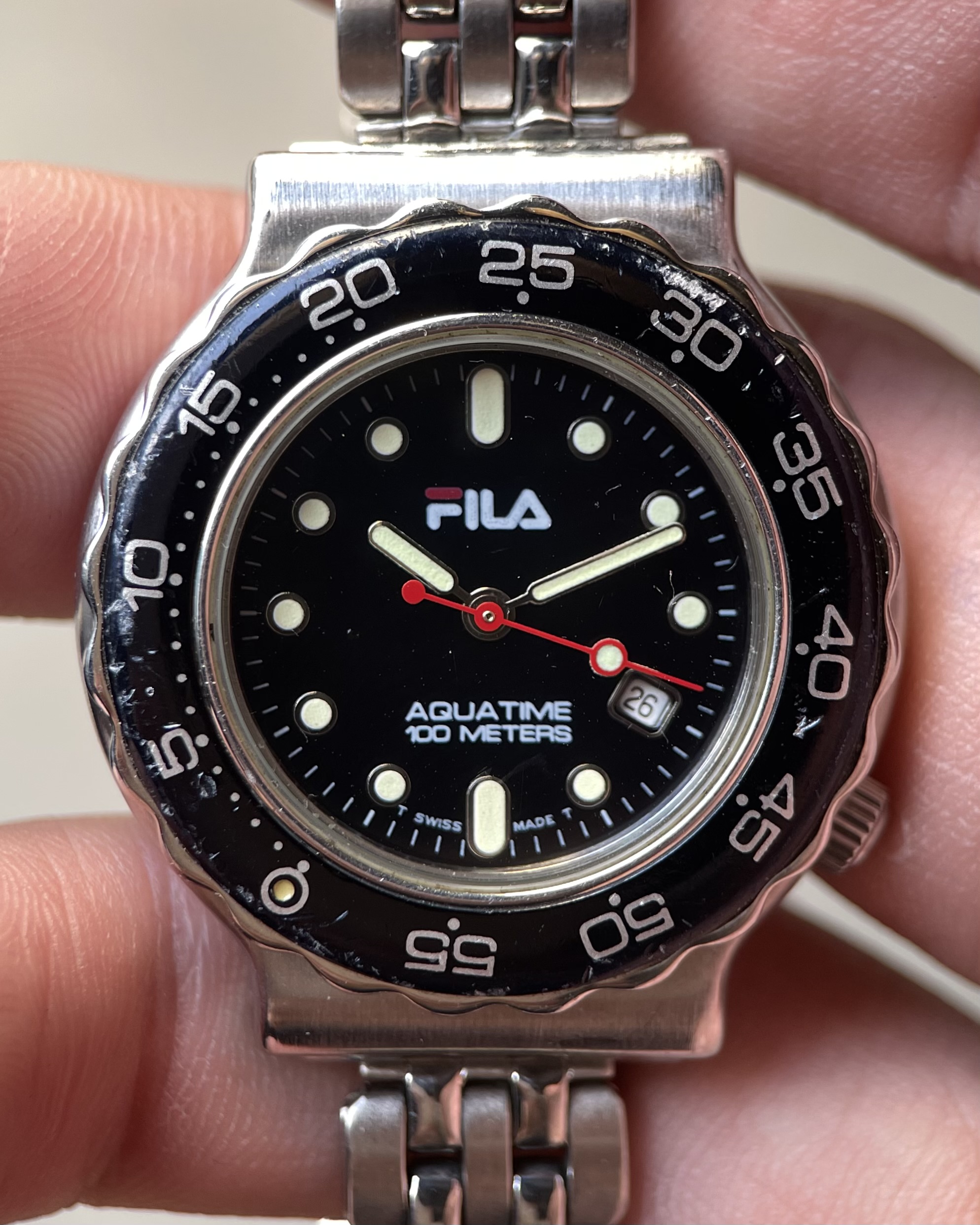 FILA RACER VINTAGE QUARTZ WATCH 