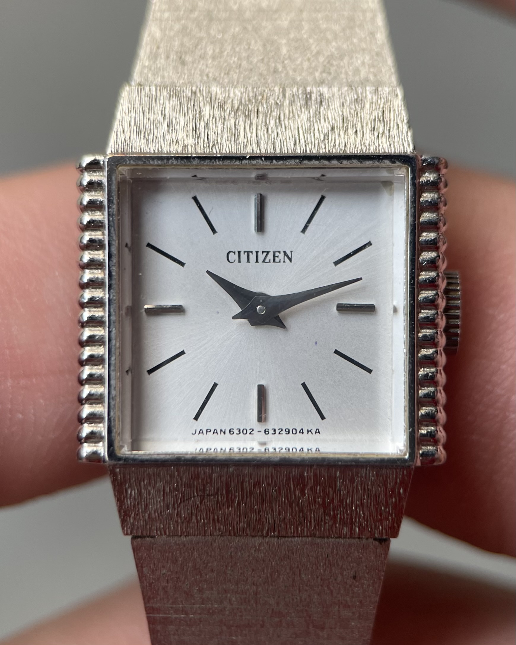 70s CITIZEN ART DECO MANUAL WINDING WATCH 