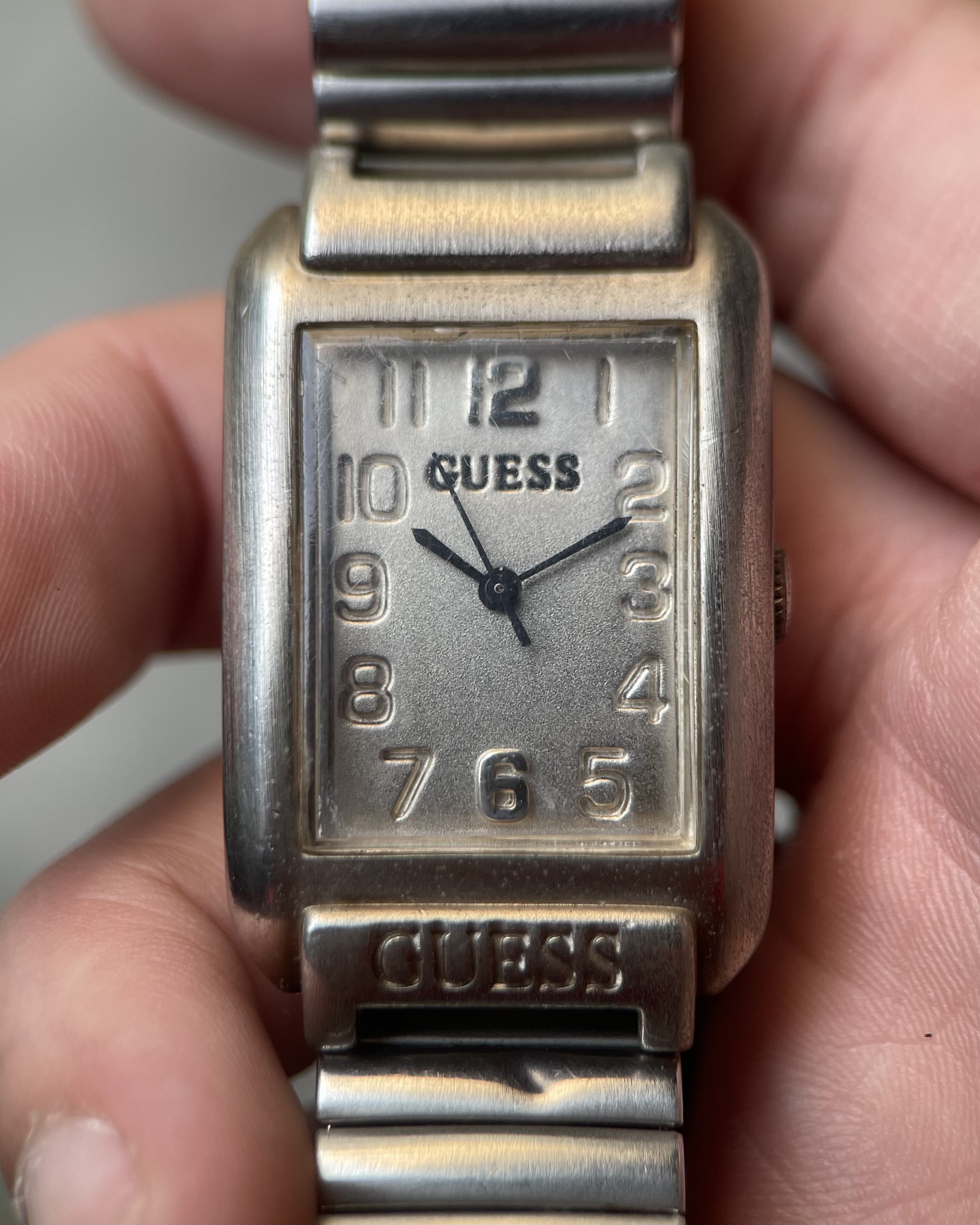 VINTAGE GUESS BRUTALIST WATCH