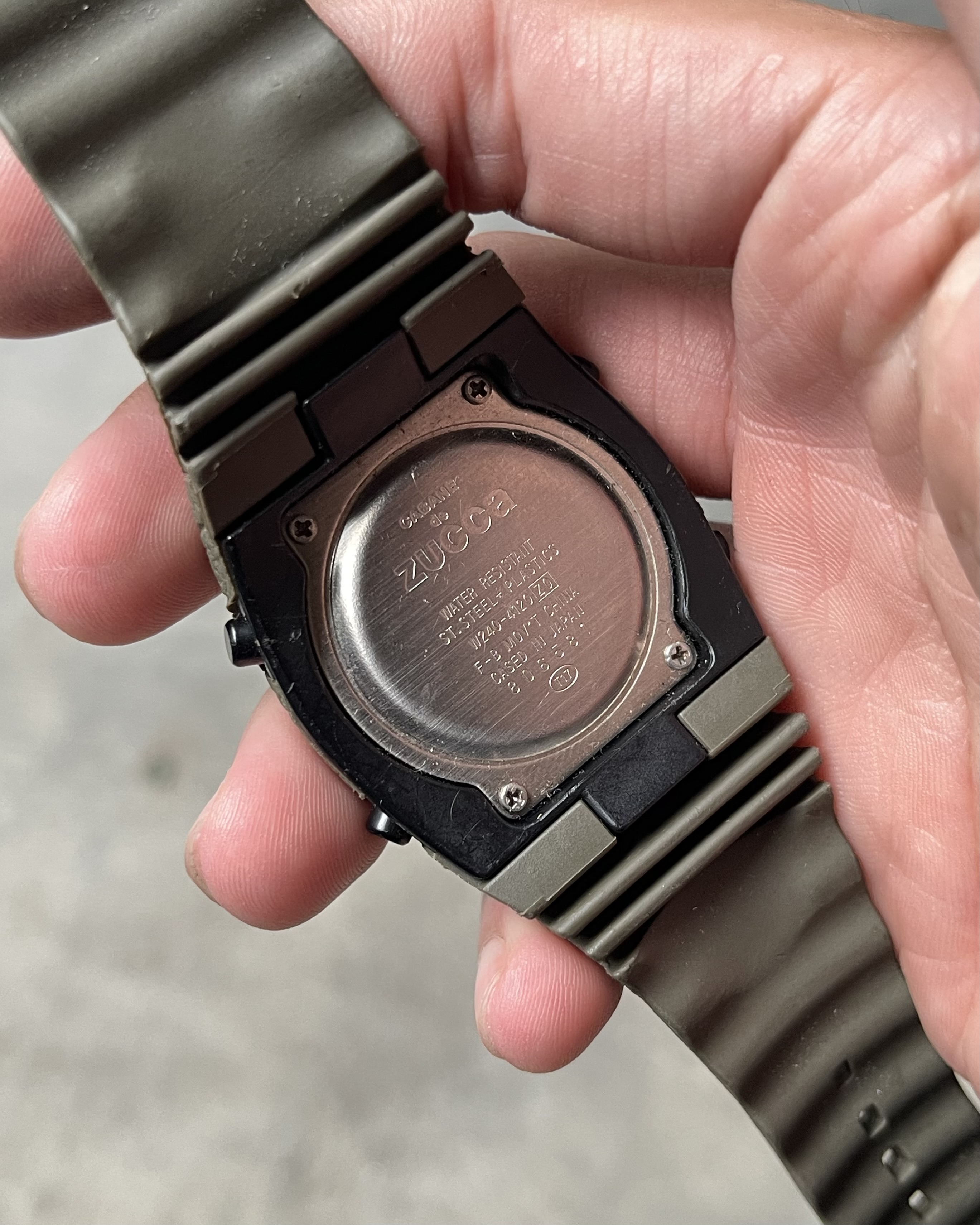 cabane de zucca cablebelt 激レア rick owens 🦴 CABANE de ZUCCa DOGGY GUM BACKBONE WATCH $ 450 USD included