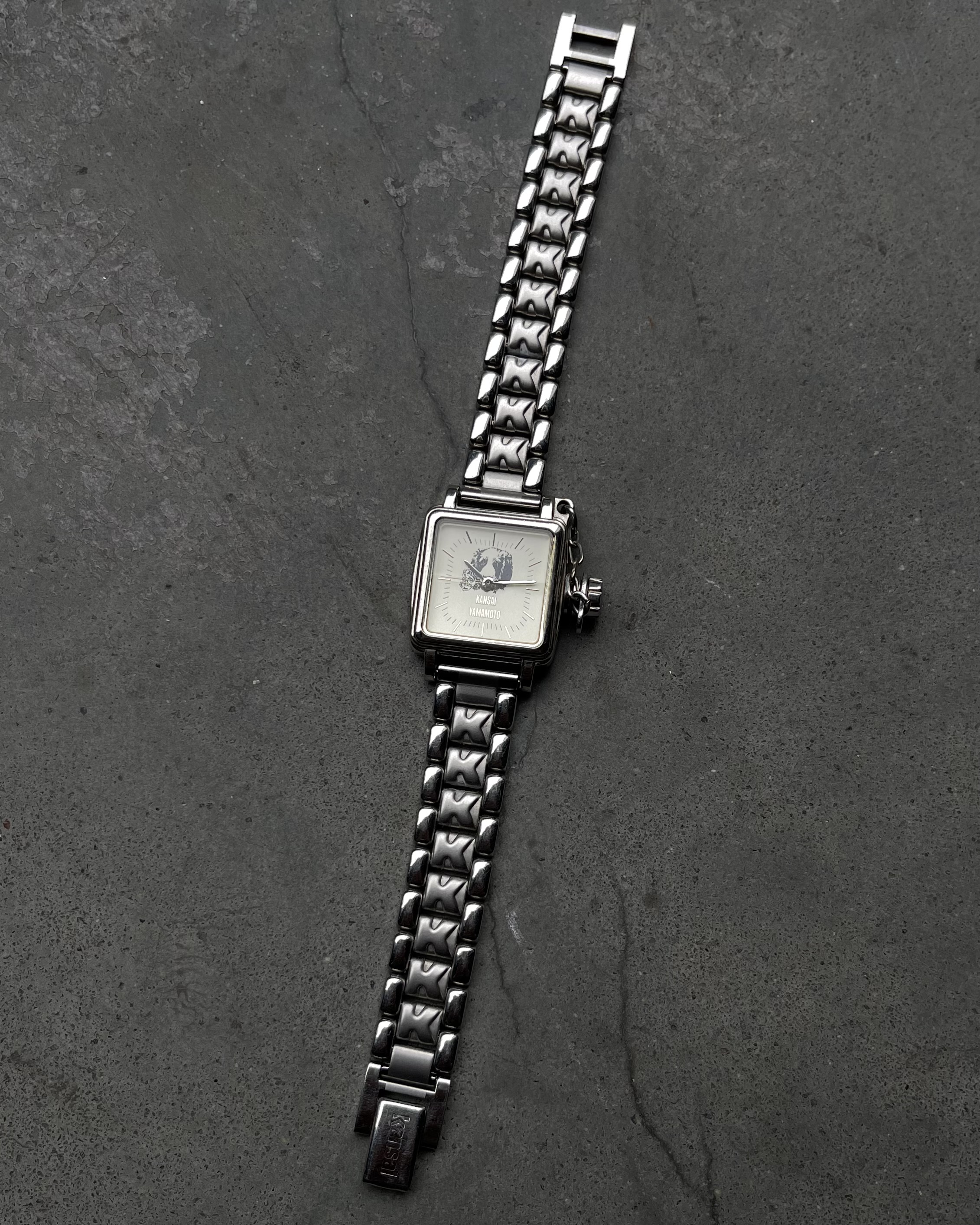 KANSAI YAMAMOTO “ DOG “ SQUARE FACE VINTAGE WATCH | Artizen