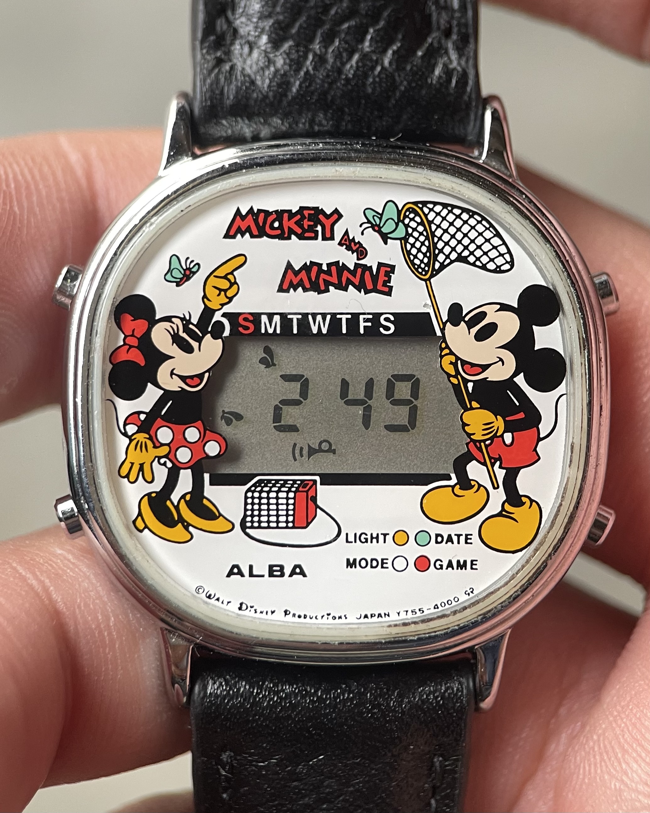 MICKEY and MINNIE CATCHING BUTTERFLIES SEIKO ALBA WATCH | Artizen