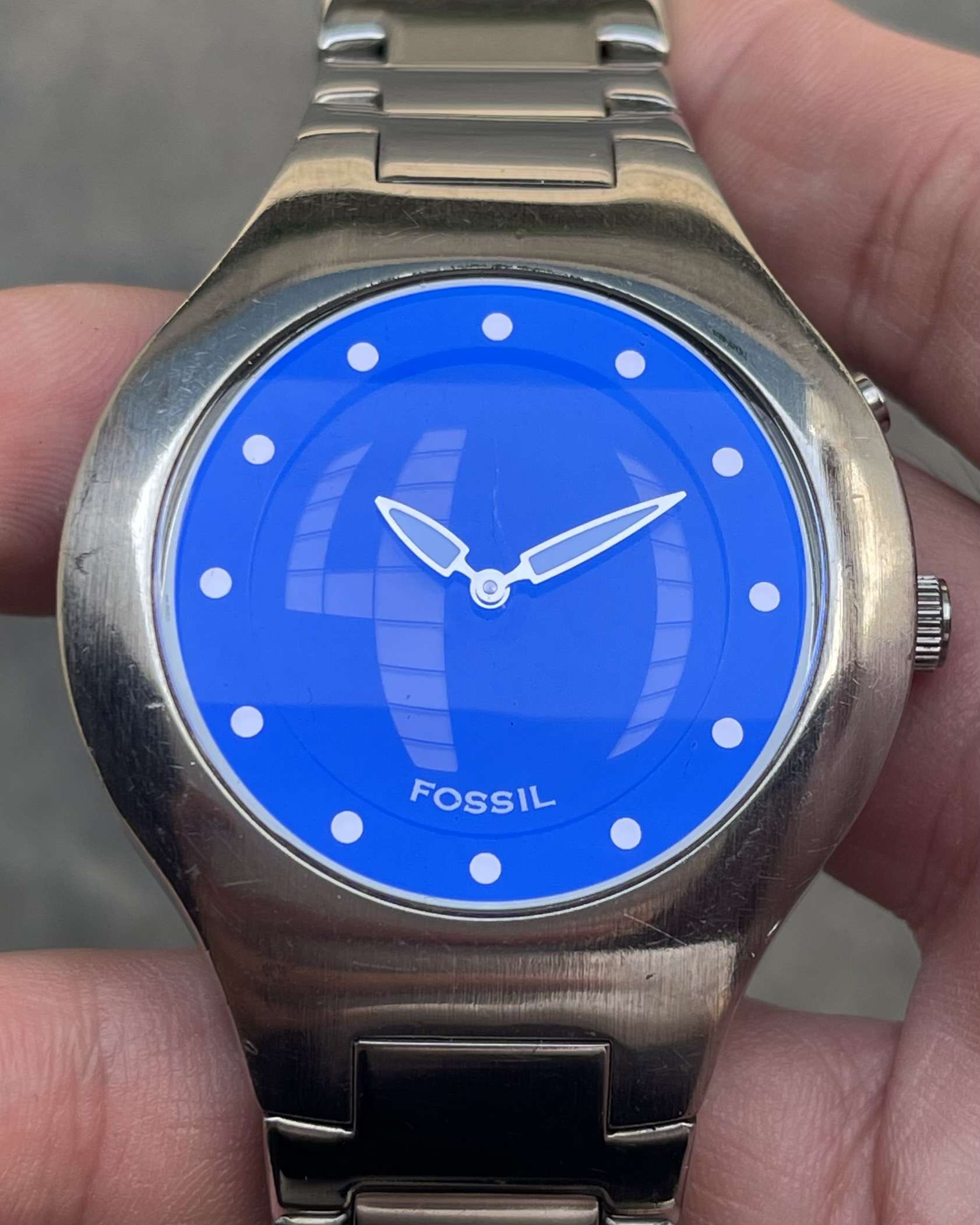FOSSIL BIG TIC JR 8052 VINTAGE WATCH | Artizen Store