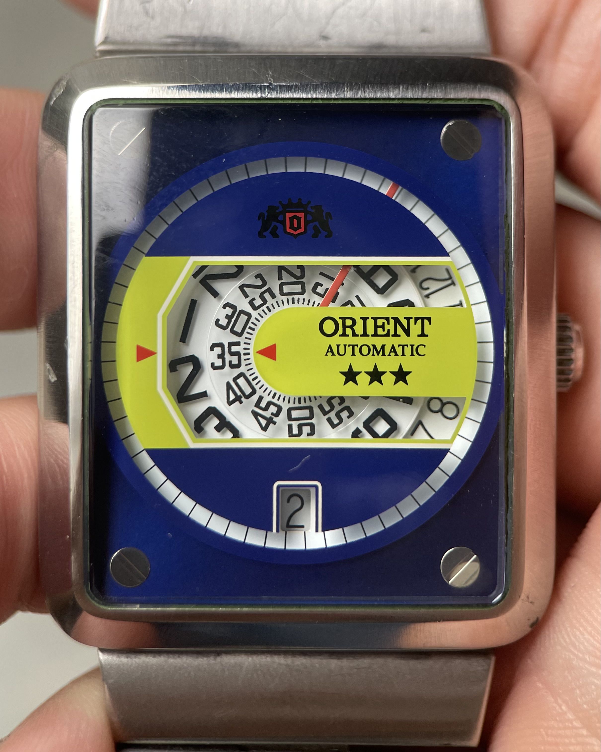 ORIENT MASQUERADE JUMP HOUR AUTOMATIC VINTAGE WATCH