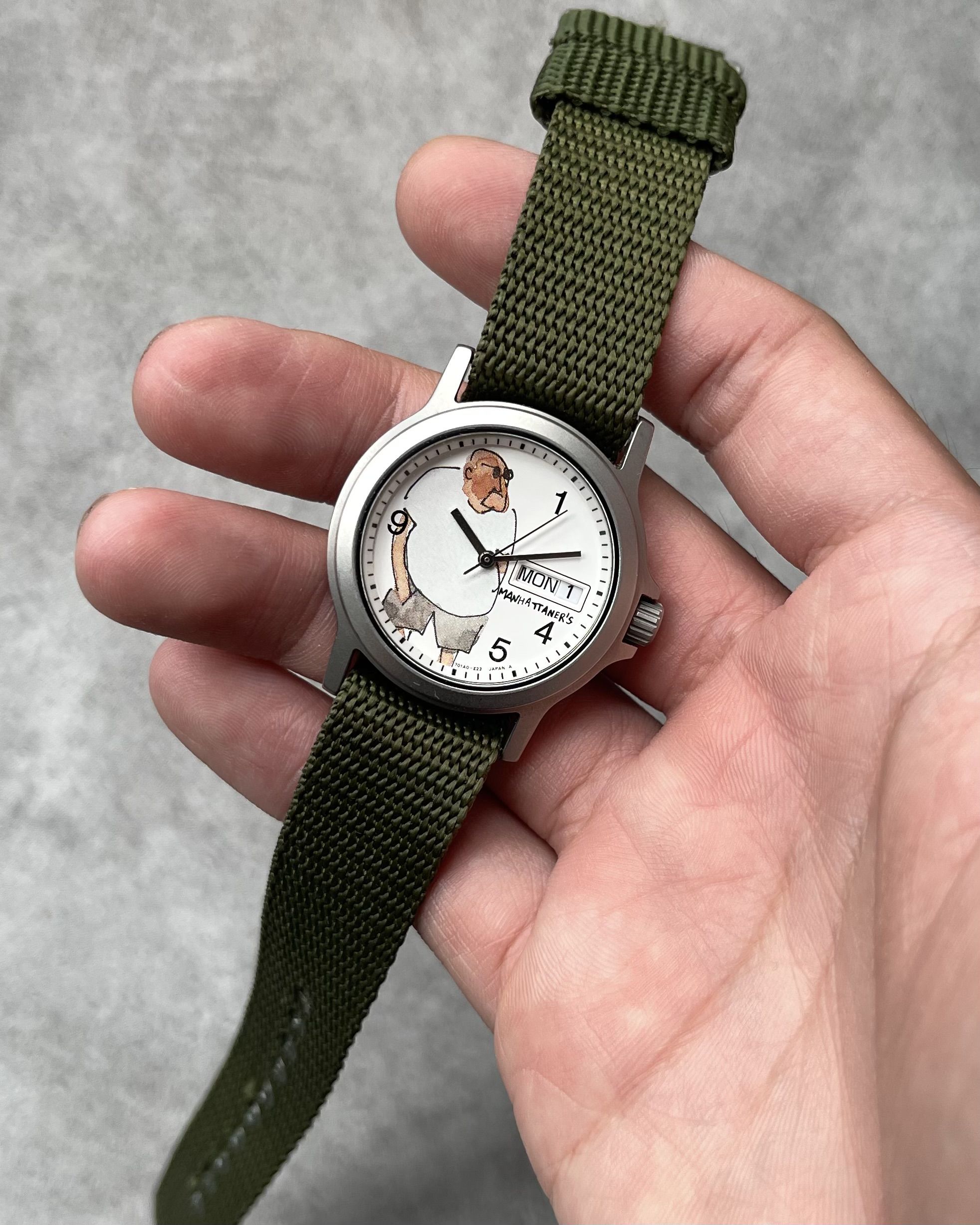 CASIO MANHATTANER'S GRUMPY OLD MAN VINTAGE QUARTZ WATCH | Artizen